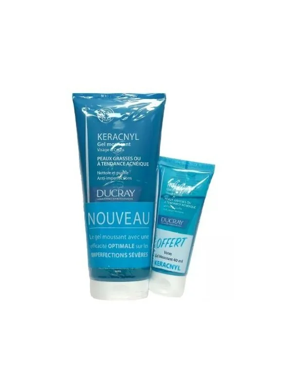 DUCRAY KERACNYL GEL MOUSSANT 200ML – Image 2