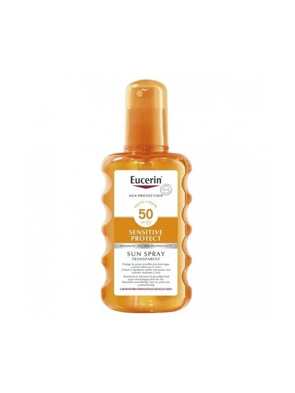 EUCERIN SUN SENSITIVE PROTECT SPRAY TRANSPARENT SPF50 200ML