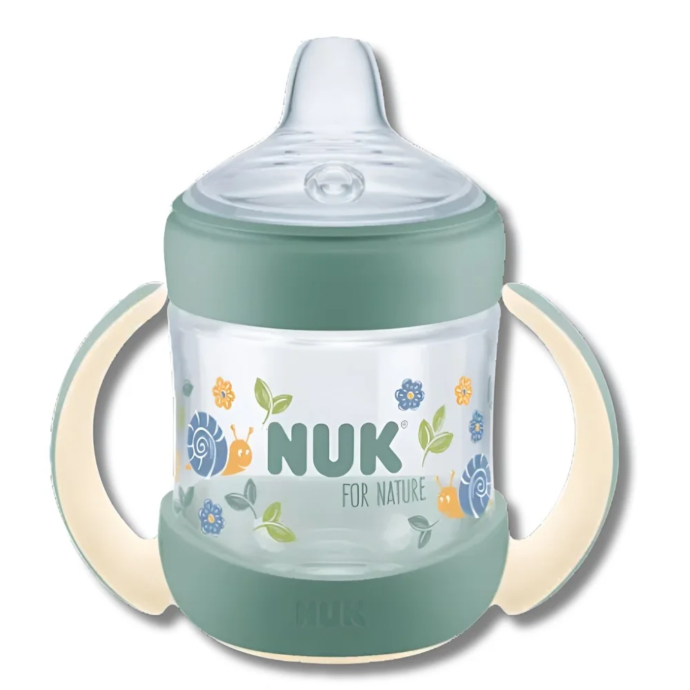 NUK FOR NATURE - TASSE D'APPRENTISSAGE AVEC TEMPERATURE CONTROL +6 MOIS 150ML – Image 2