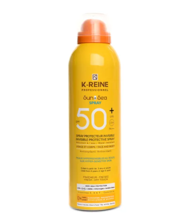 K-REINE SUN & SEA BRUME SPRAY INVISIBLE VISAGE ET CORPS SPF50+ 200ML