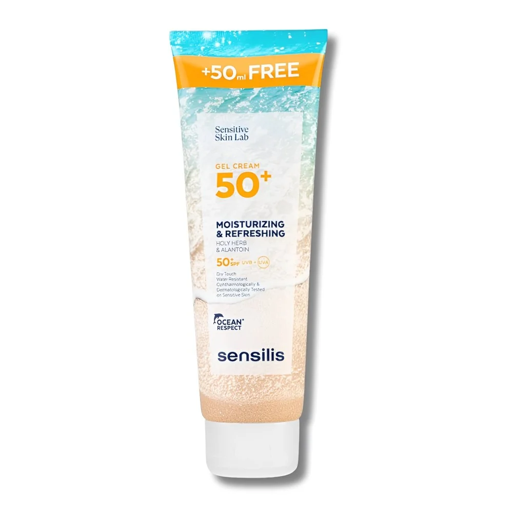 SENSILIS - GEL CREME HYDRATANT RAFRAICHISSANT SPF50+ 250ML