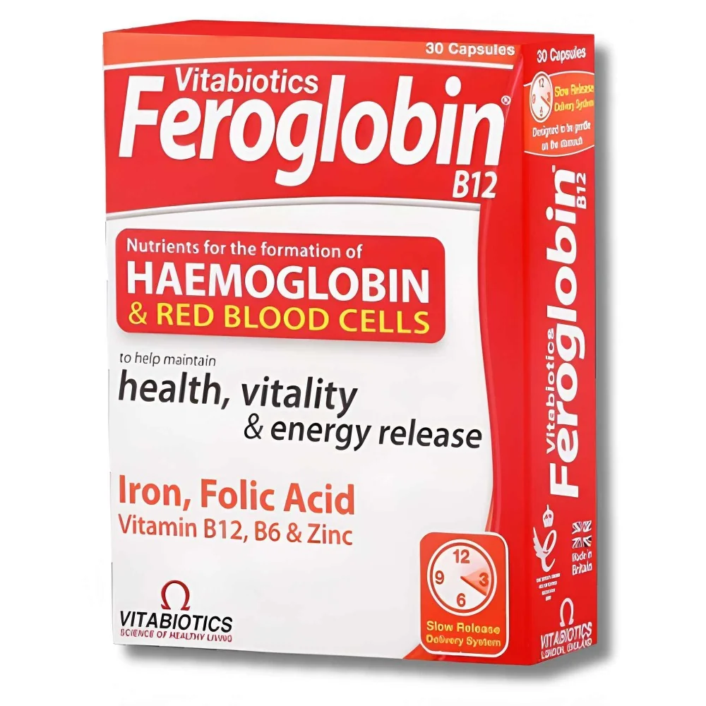 VITABIOTICS - FEROGLOBIN 30 CAPSULES